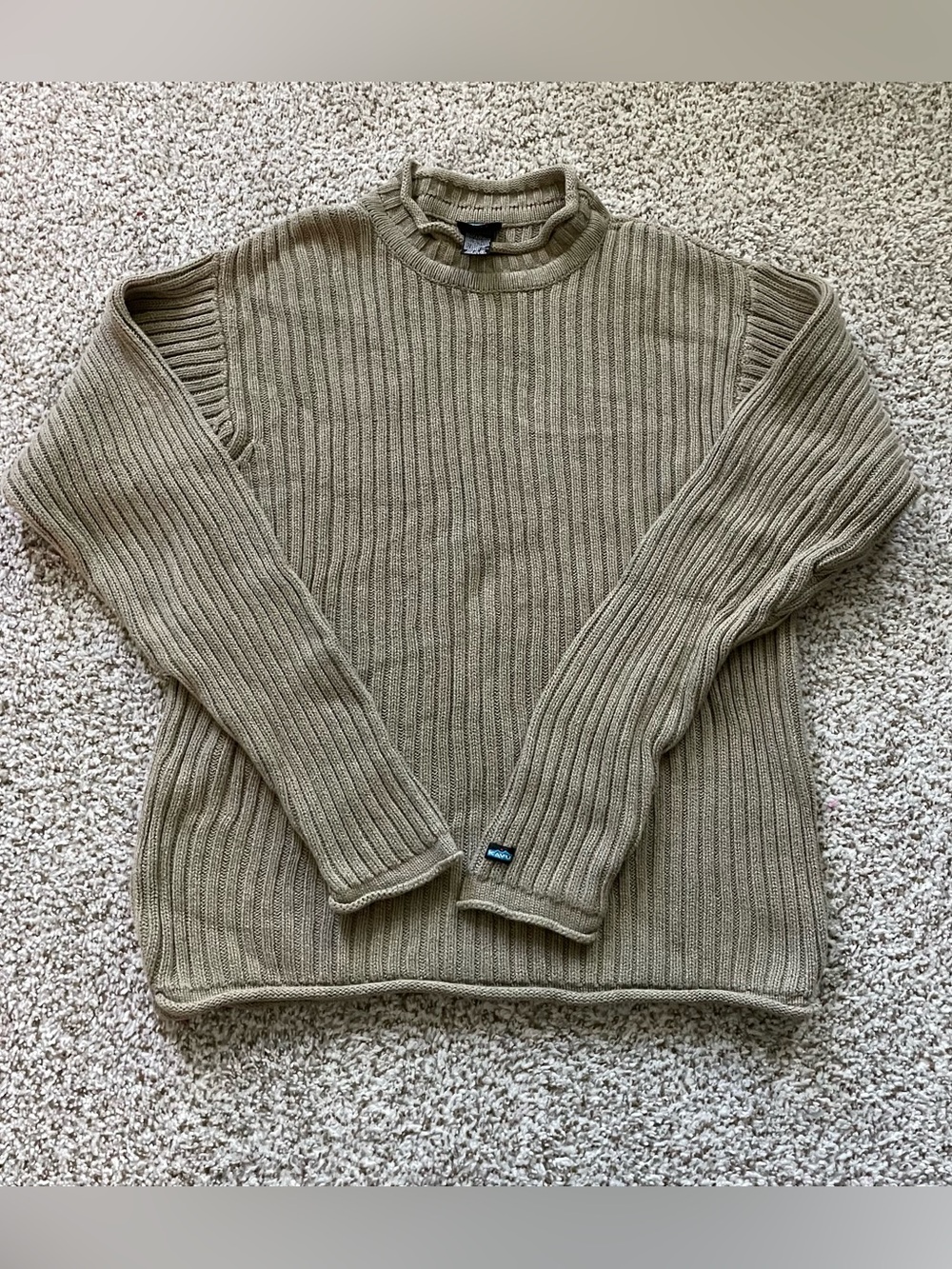 Kavu Men's Ribbed Crewneck Sweater - Tan